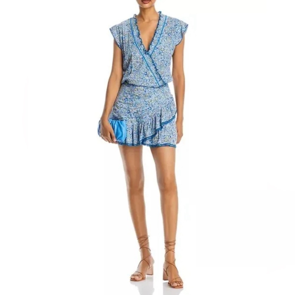 Poupette st. Barth Estelle V Neck Mini Dress